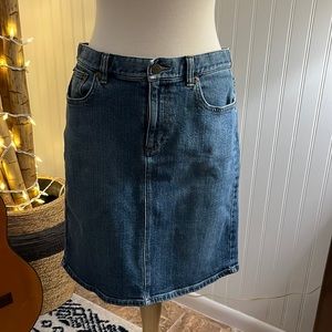 Lauren Jeans Co jean skirt